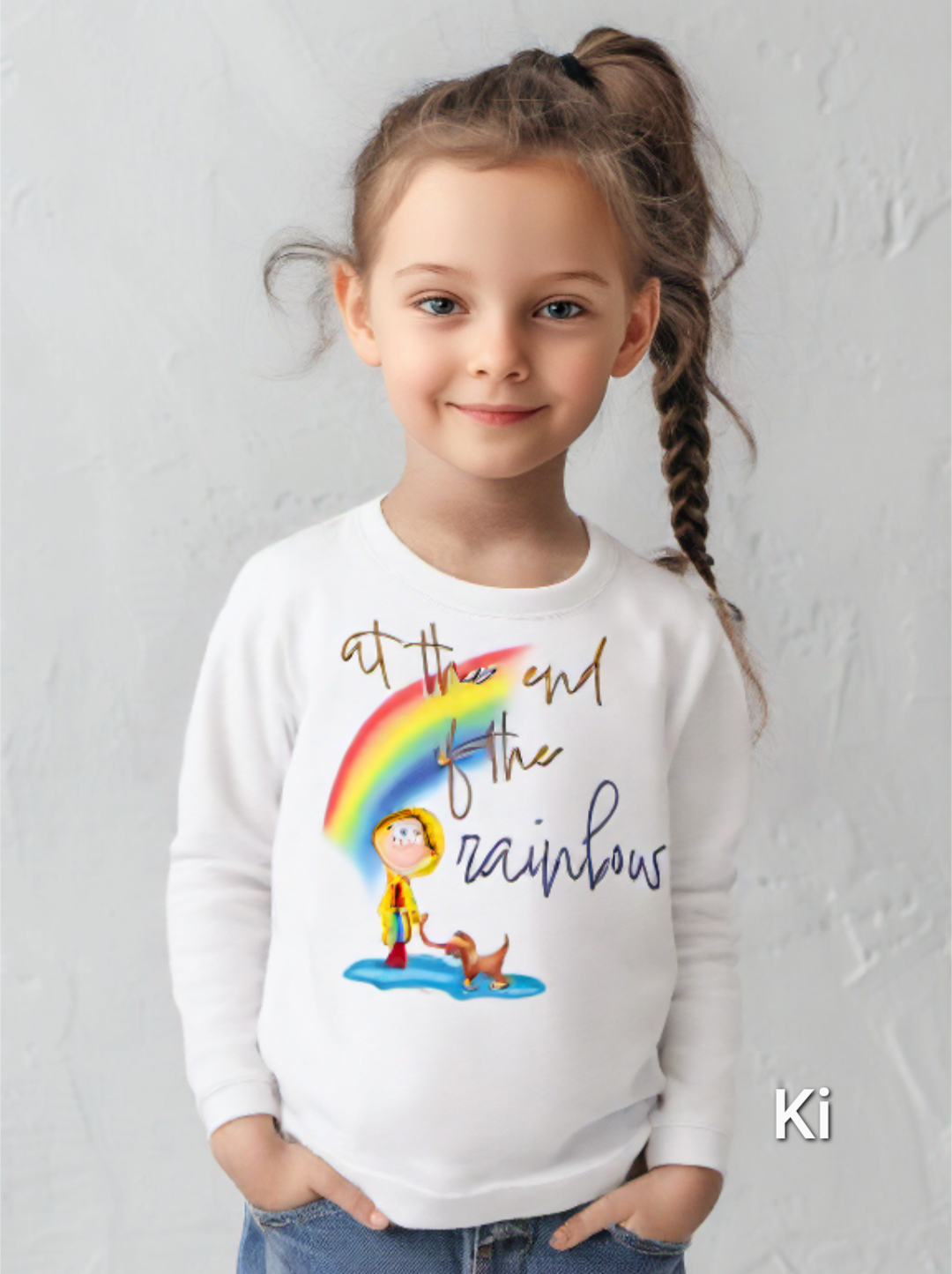 At the end of the rainbow - Kids Basic Sweatshirt