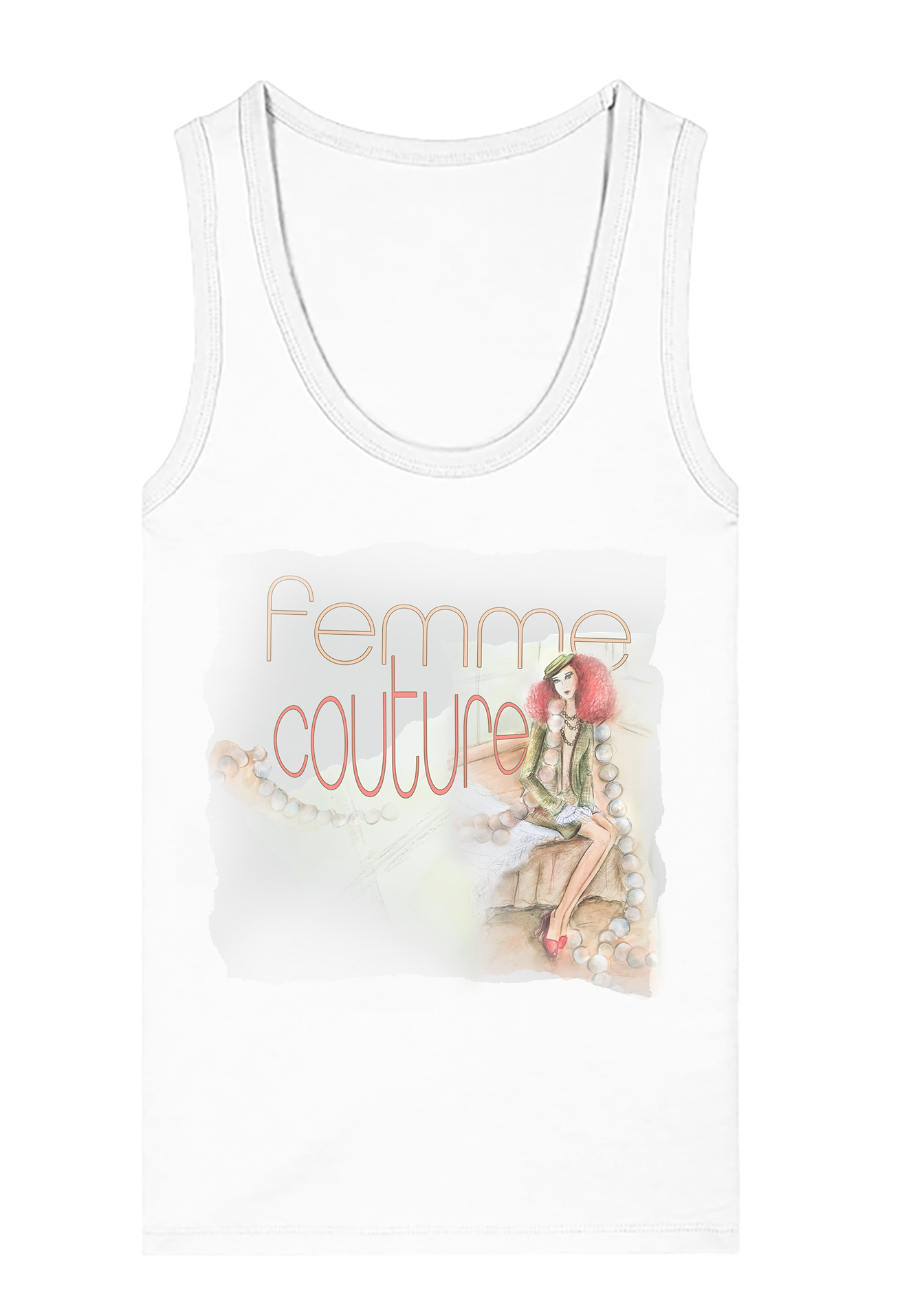 Femme Couture - - Womens Organic Fitted Tank Top