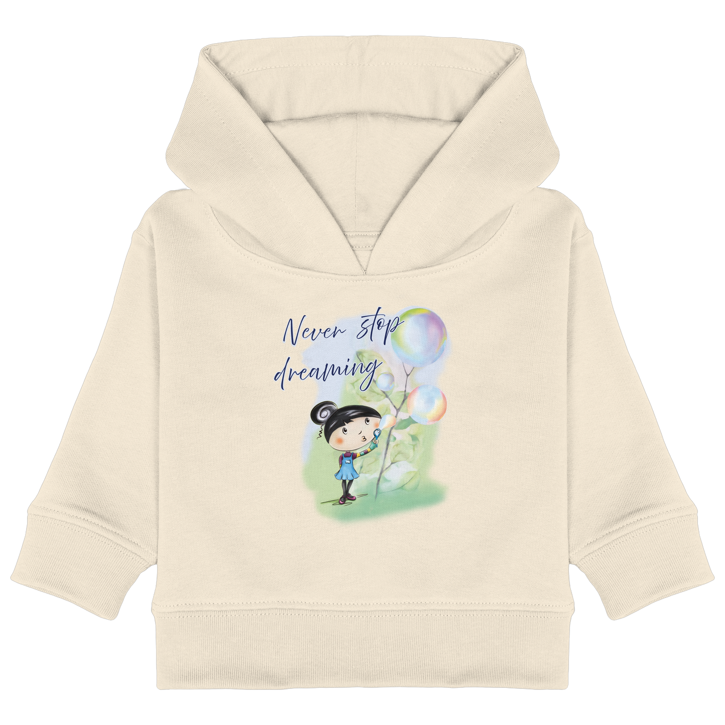 Never stop dreaming - Baby Organic Hoodie