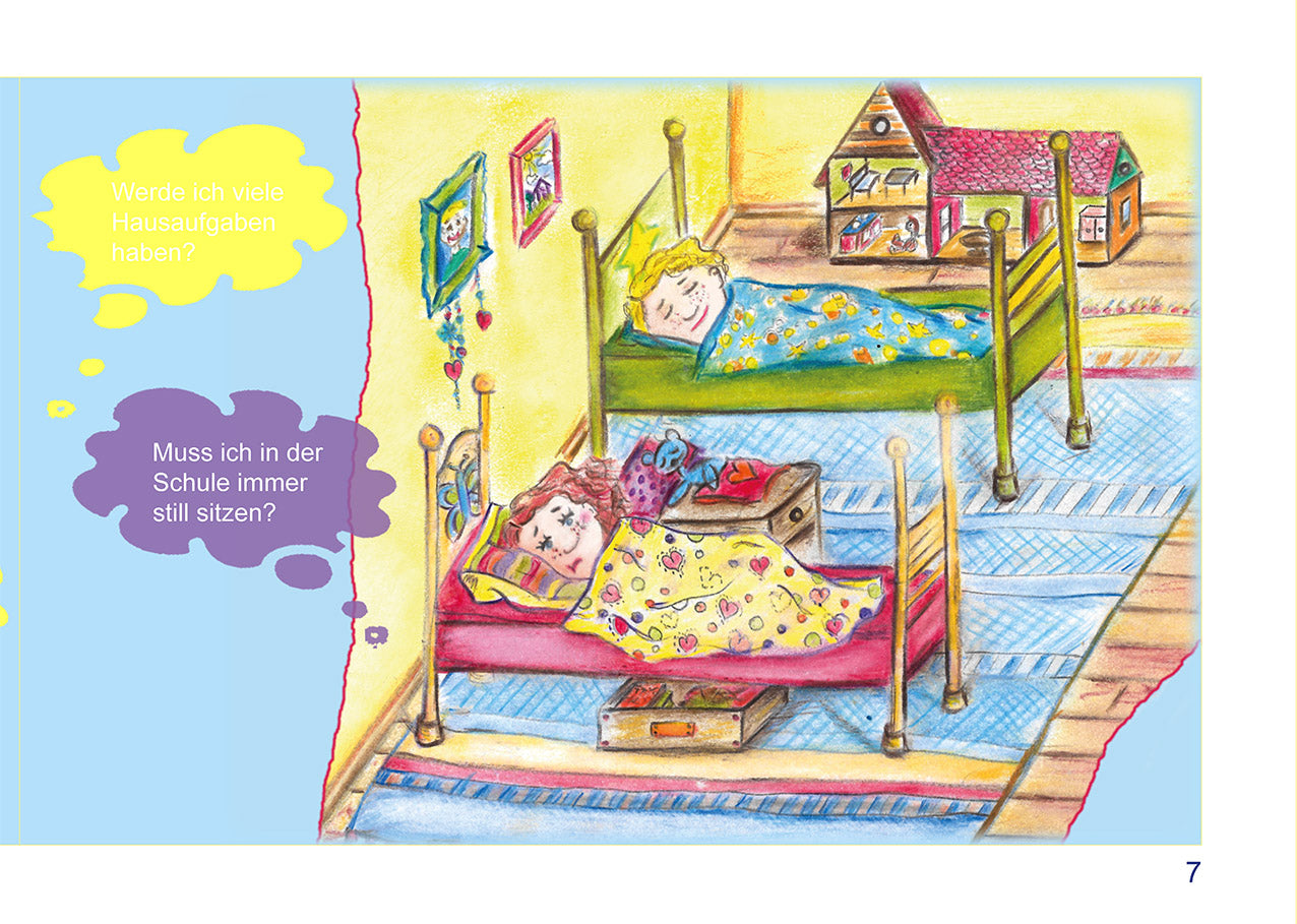 Kinderbuch- Len und Lupine - Mein erster Schultag (Hardcover)