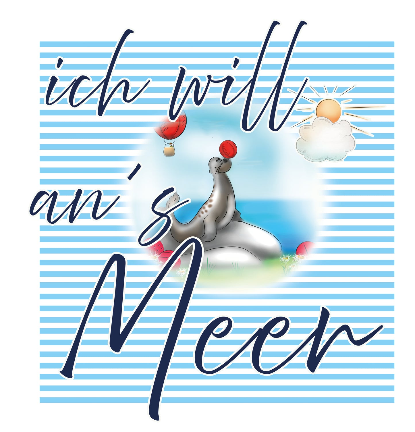 Ich will an´s Meer - Premium Organic Shirt Kids