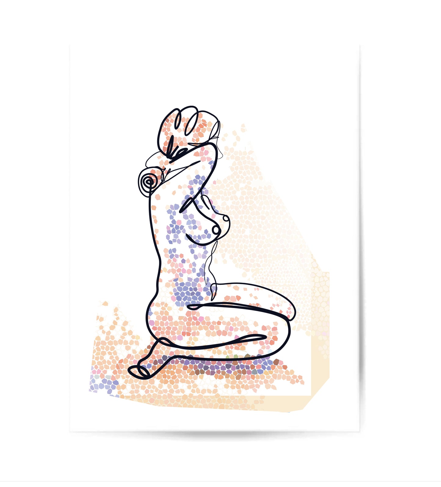 Women Oneline Artwork - Poster 3:4