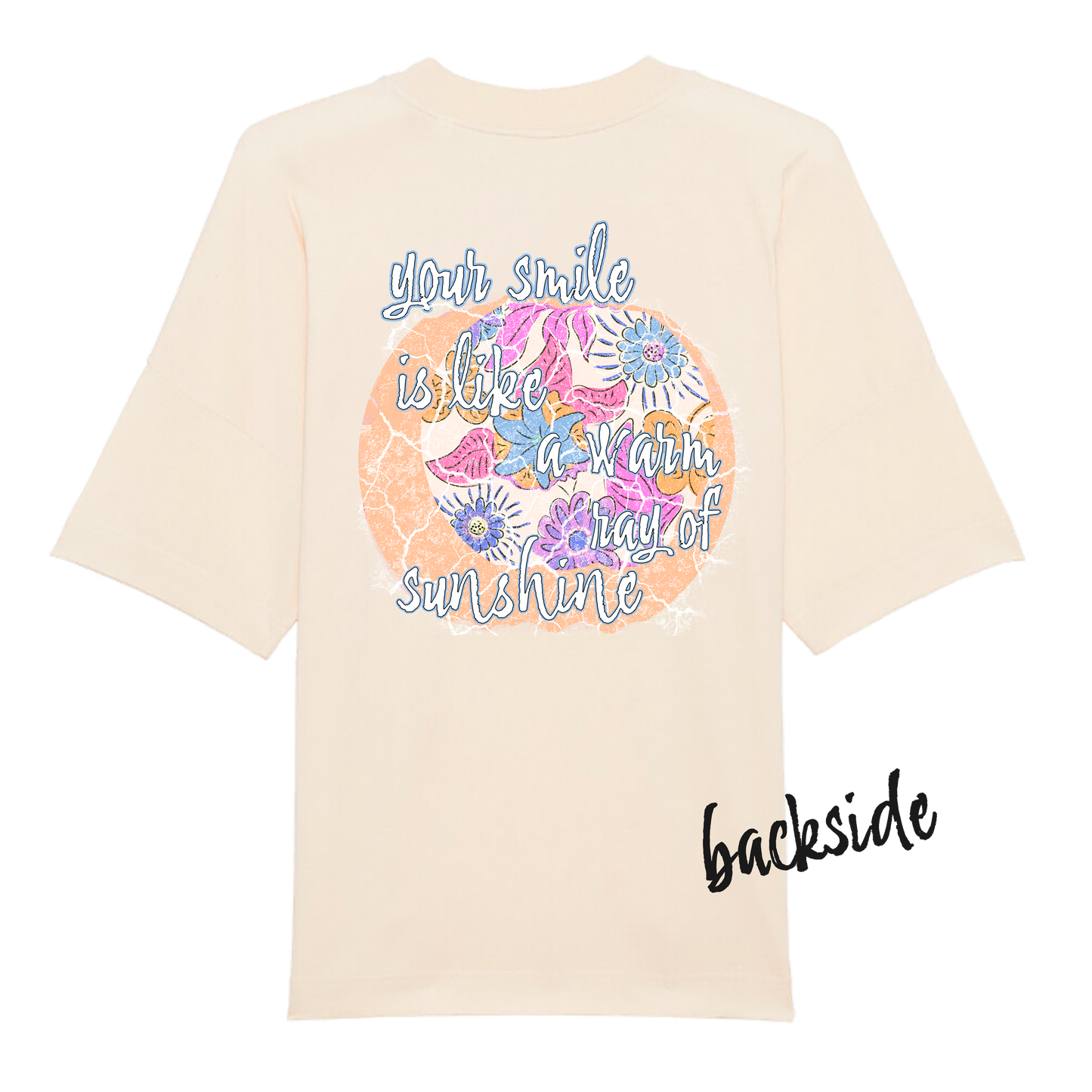 Your smile blue/rose - Premium Organic Oversize Blast