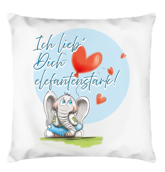 Ich lieb´Dich elefantenstark - Kissen