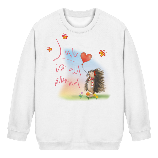 Love is all around - Kids Basic Sweatshirt
