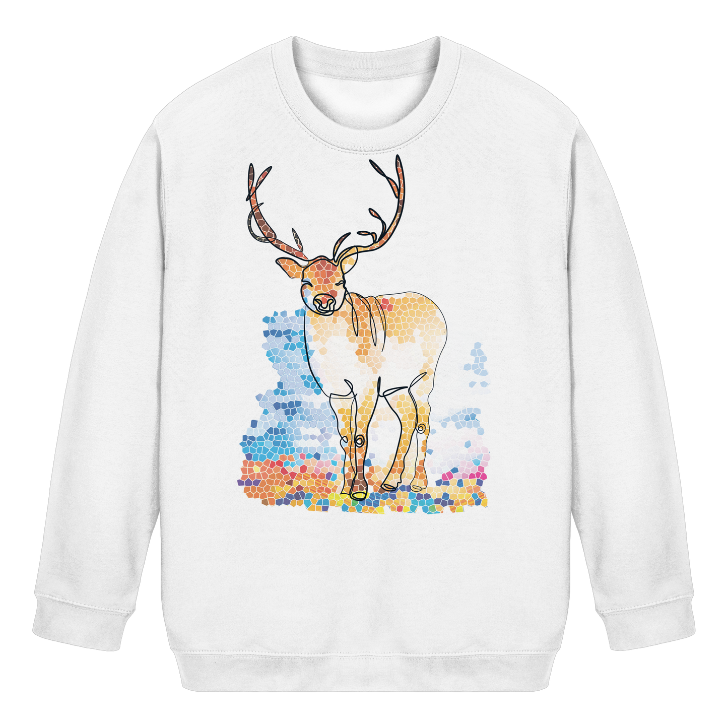 Hirschmotiv  - Kids Basic Sweatshirt