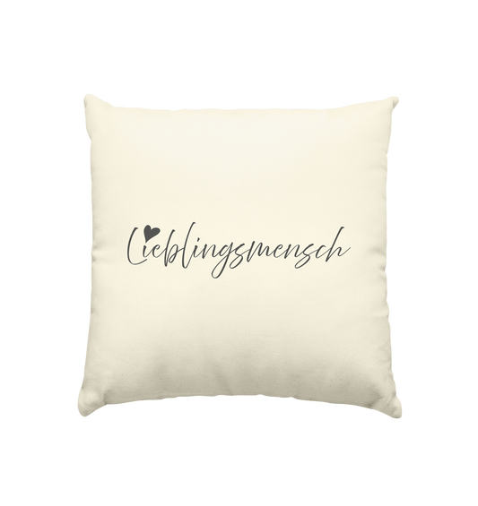 Lieblingsmensch-Kissen Natur - Kissen natur 40x40cm