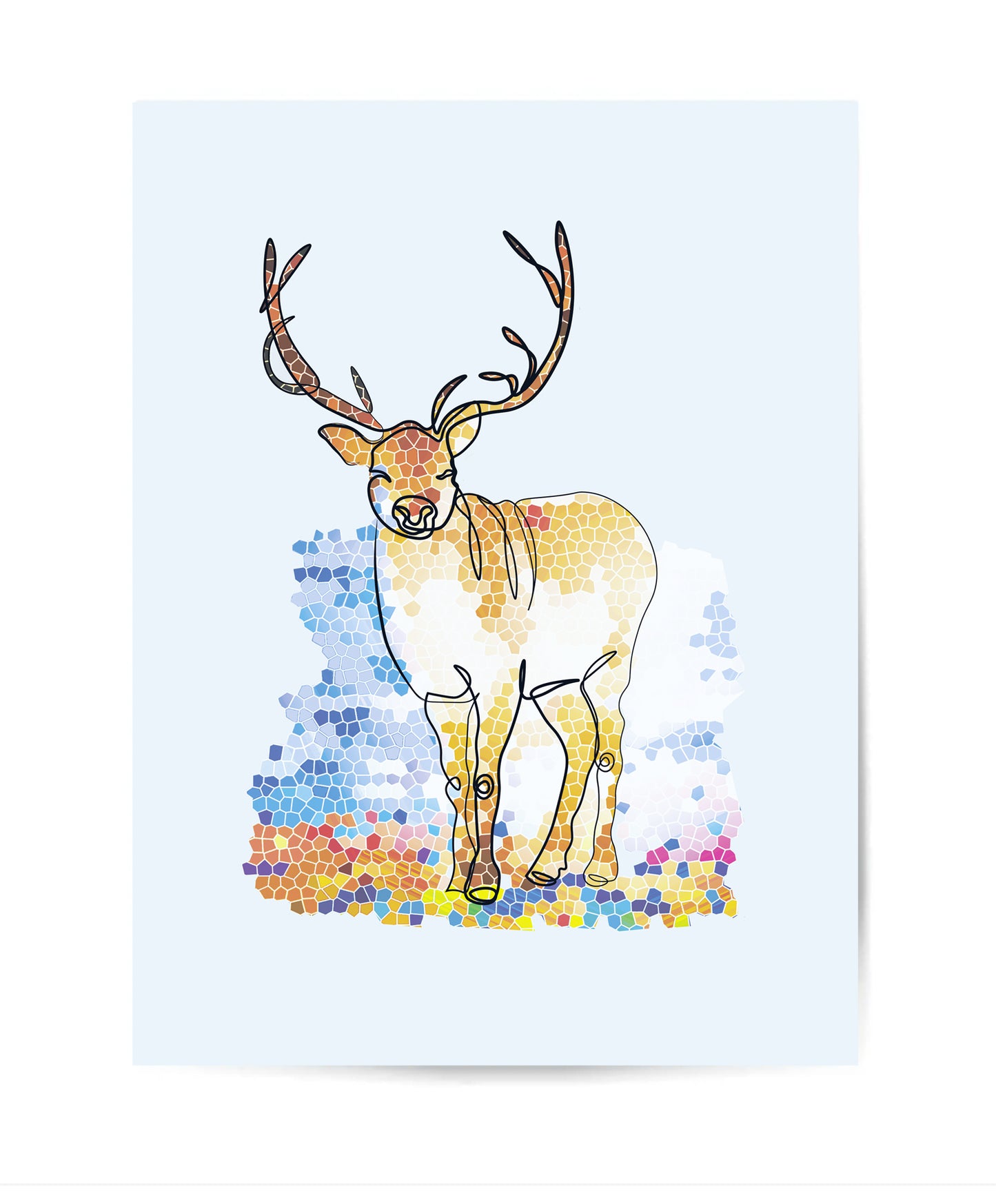 Hirsch-Artwork - Poster 3:4