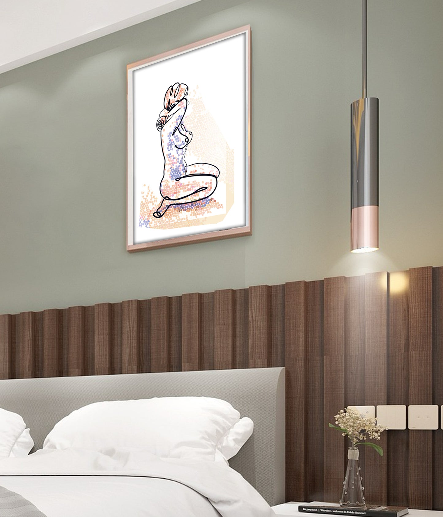 Women Oneline Artwork - Poster 3:4